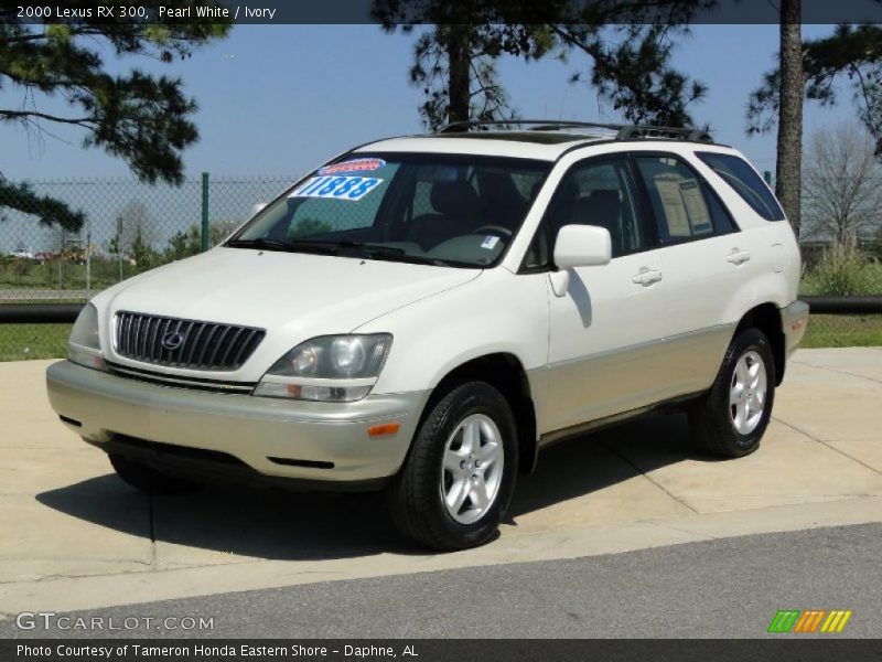 Pearl White / Ivory 2000 Lexus RX 300
