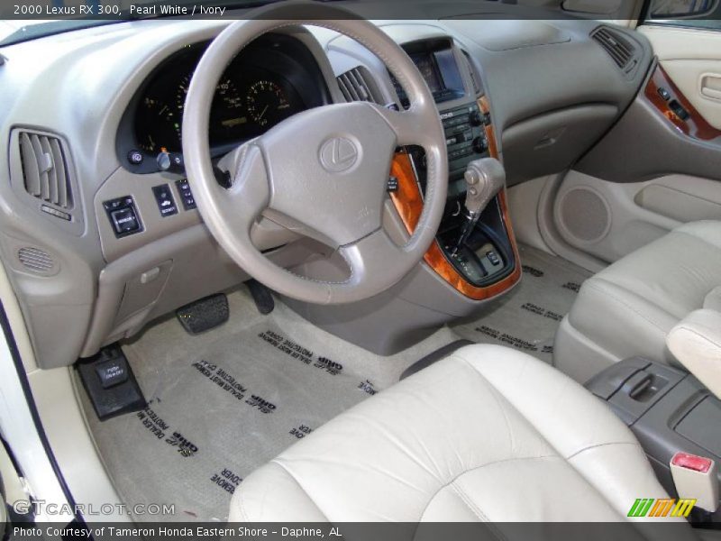 Pearl White / Ivory 2000 Lexus RX 300