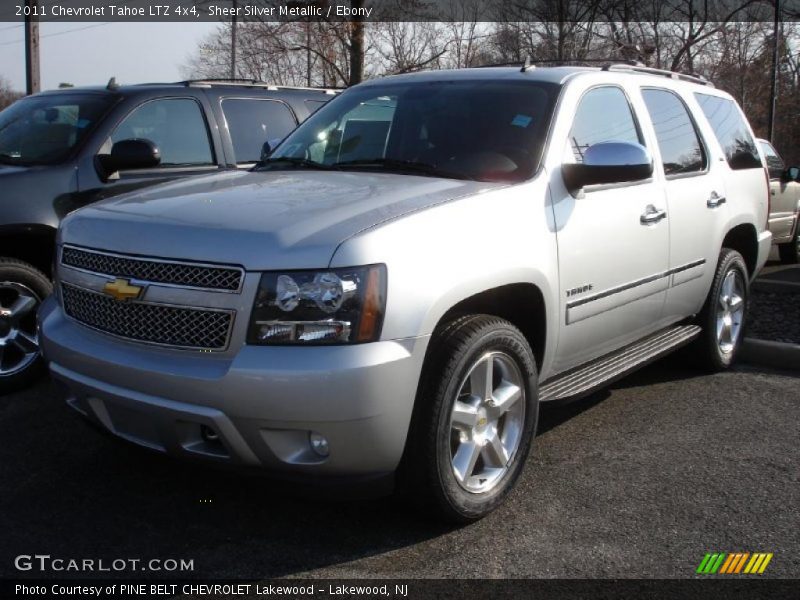 Sheer Silver Metallic / Ebony 2011 Chevrolet Tahoe LTZ 4x4