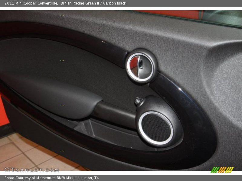 British Racing Green II / Carbon Black 2011 Mini Cooper Convertible