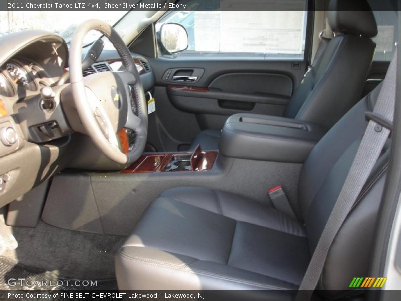Sheer Silver Metallic / Ebony 2011 Chevrolet Tahoe LTZ 4x4