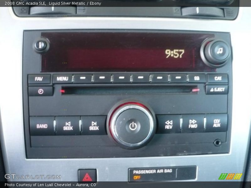 Liquid Silver Metallic / Ebony 2008 GMC Acadia SLE