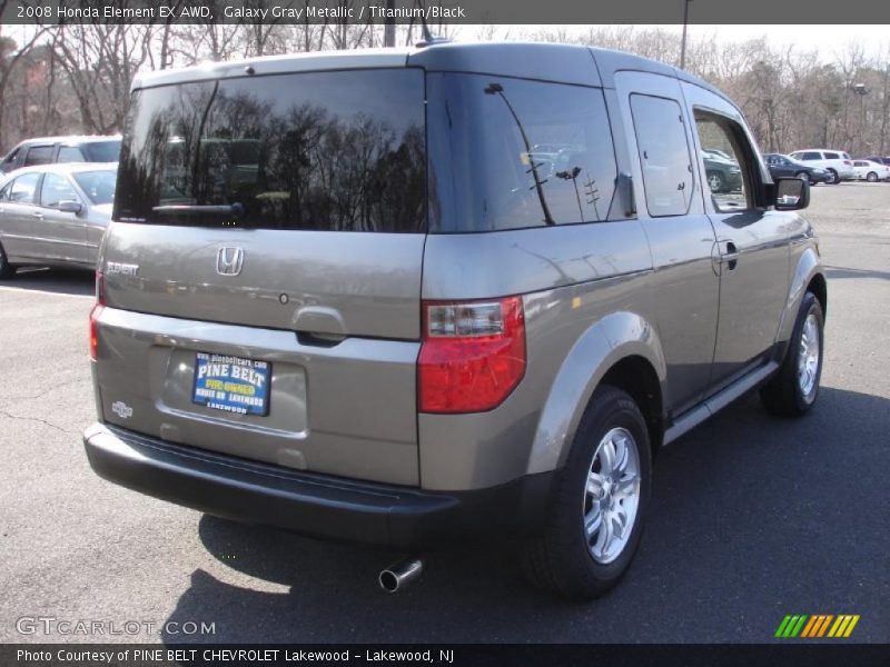 Galaxy Gray Metallic / Titanium/Black 2008 Honda Element EX AWD