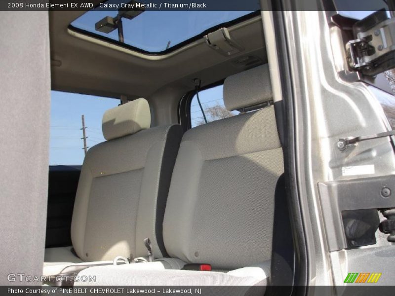 Galaxy Gray Metallic / Titanium/Black 2008 Honda Element EX AWD