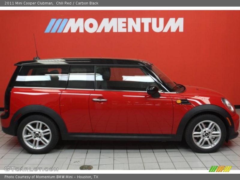 Chili Red / Carbon Black 2011 Mini Cooper Clubman
