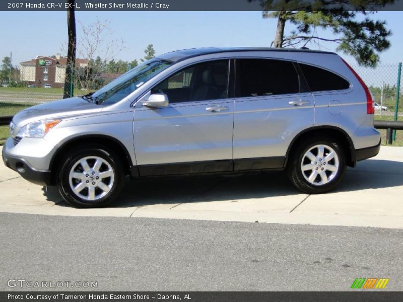 Whistler Silver Metallic / Gray 2007 Honda CR-V EX-L