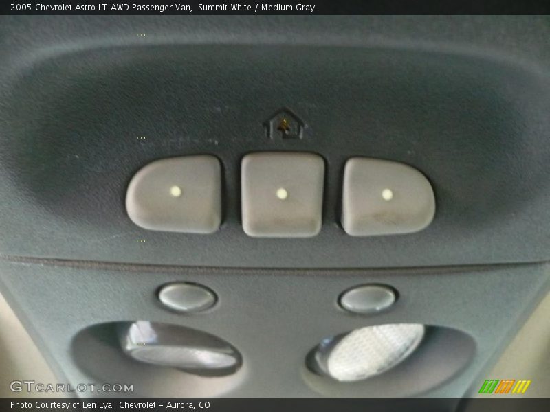 Controls of 2005 Astro LT AWD Passenger Van