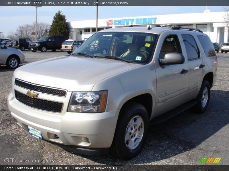 Gold Mist Metallic / Light Cashmere/Ebony 2007 Chevrolet Tahoe LT 4x4