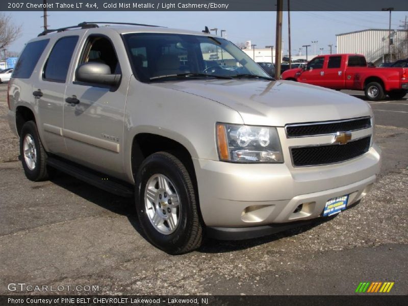 Gold Mist Metallic / Light Cashmere/Ebony 2007 Chevrolet Tahoe LT 4x4