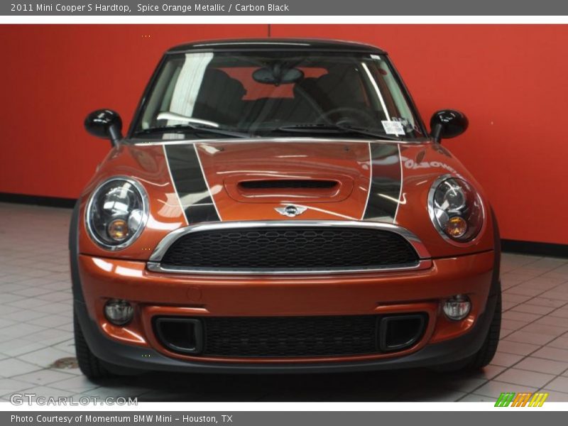 Spice Orange Metallic / Carbon Black 2011 Mini Cooper S Hardtop