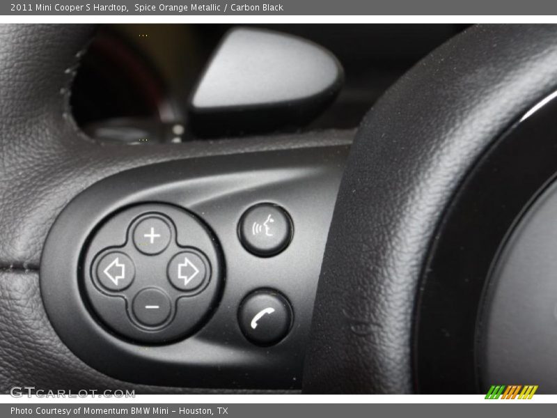 Spice Orange Metallic / Carbon Black 2011 Mini Cooper S Hardtop