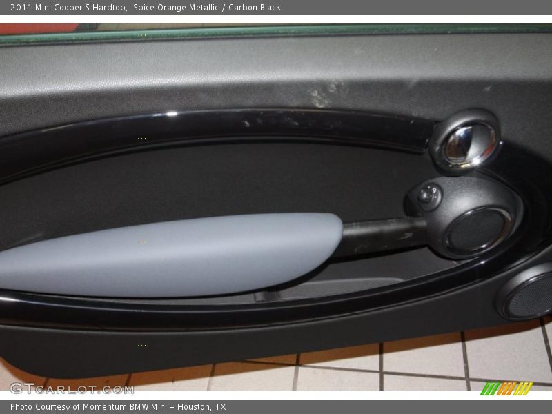 Spice Orange Metallic / Carbon Black 2011 Mini Cooper S Hardtop