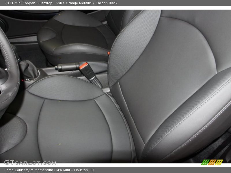 Spice Orange Metallic / Carbon Black 2011 Mini Cooper S Hardtop