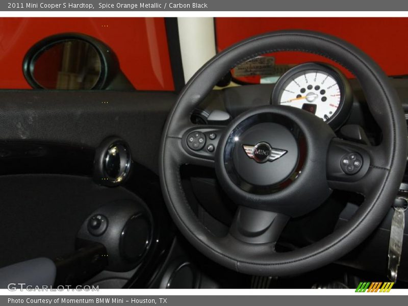 Spice Orange Metallic / Carbon Black 2011 Mini Cooper S Hardtop