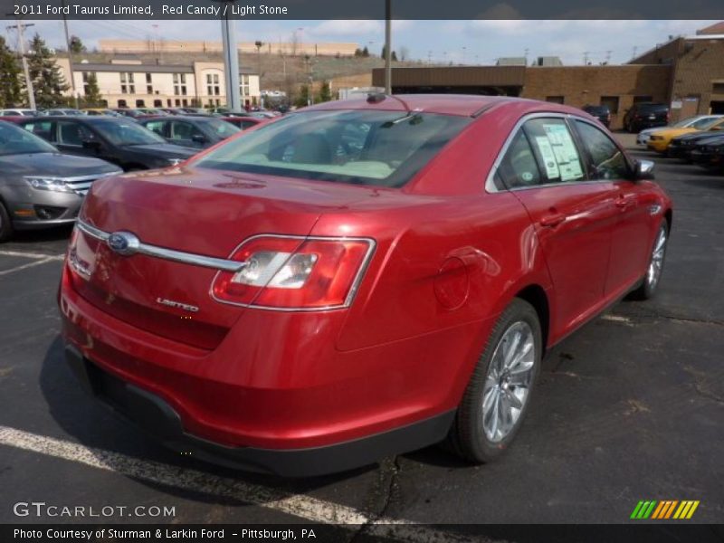 Red Candy / Light Stone 2011 Ford Taurus Limited