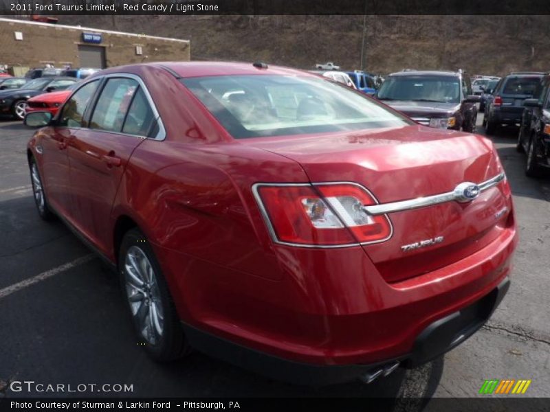 Red Candy / Light Stone 2011 Ford Taurus Limited