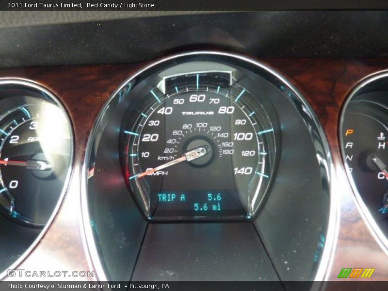 Red Candy / Light Stone 2011 Ford Taurus Limited