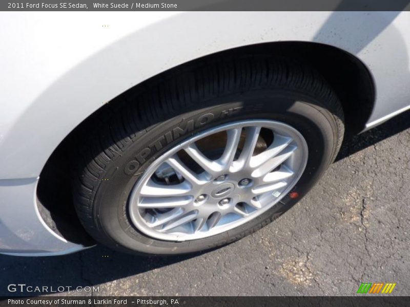 White Suede / Medium Stone 2011 Ford Focus SE Sedan