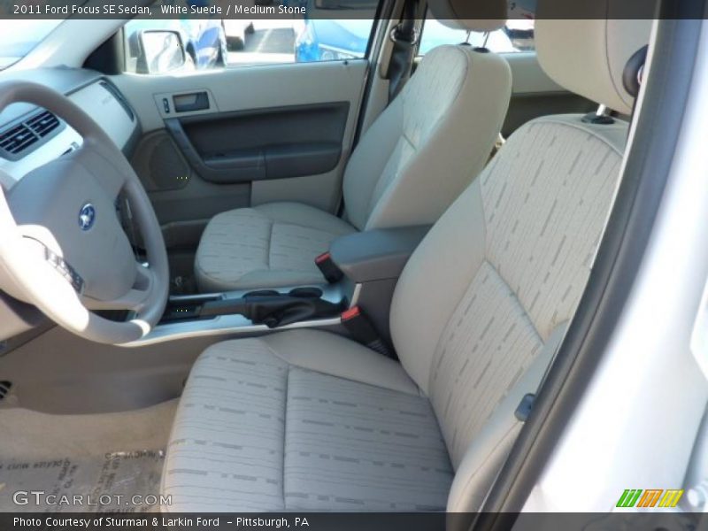 White Suede / Medium Stone 2011 Ford Focus SE Sedan