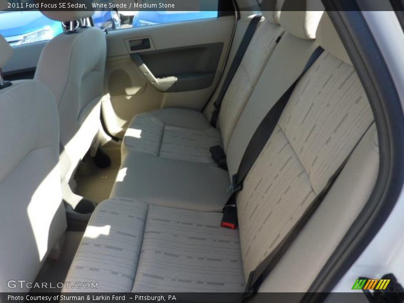 White Suede / Medium Stone 2011 Ford Focus SE Sedan