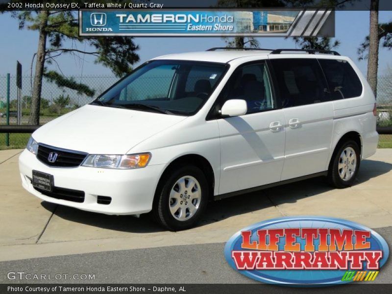 Taffeta White / Quartz Gray 2002 Honda Odyssey EX