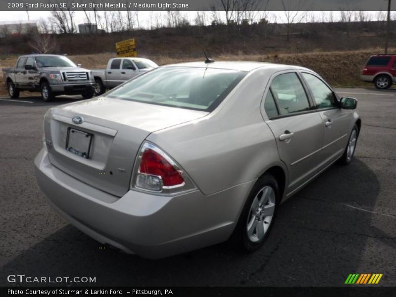 Silver Birch Metallic / Medium Light Stone 2008 Ford Fusion SE
