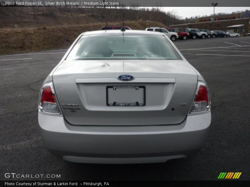 Silver Birch Metallic / Medium Light Stone 2008 Ford Fusion SE