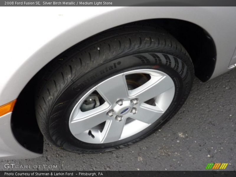 Silver Birch Metallic / Medium Light Stone 2008 Ford Fusion SE