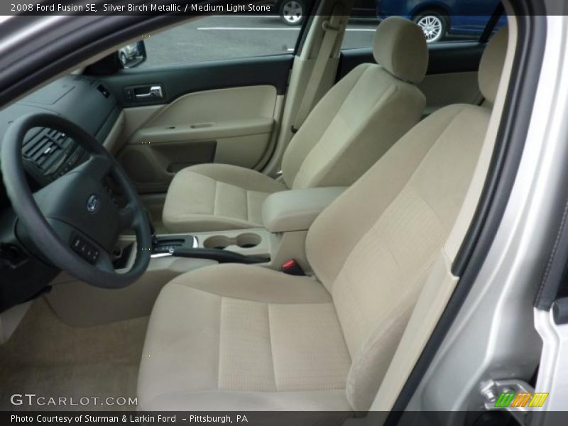 Silver Birch Metallic / Medium Light Stone 2008 Ford Fusion SE