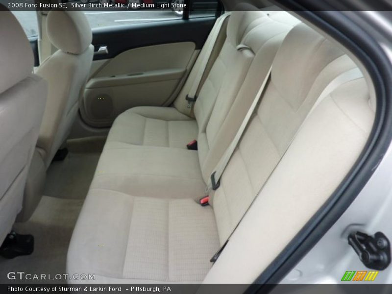 Silver Birch Metallic / Medium Light Stone 2008 Ford Fusion SE