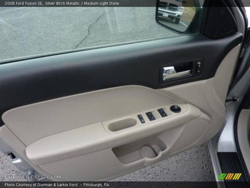 Silver Birch Metallic / Medium Light Stone 2008 Ford Fusion SE