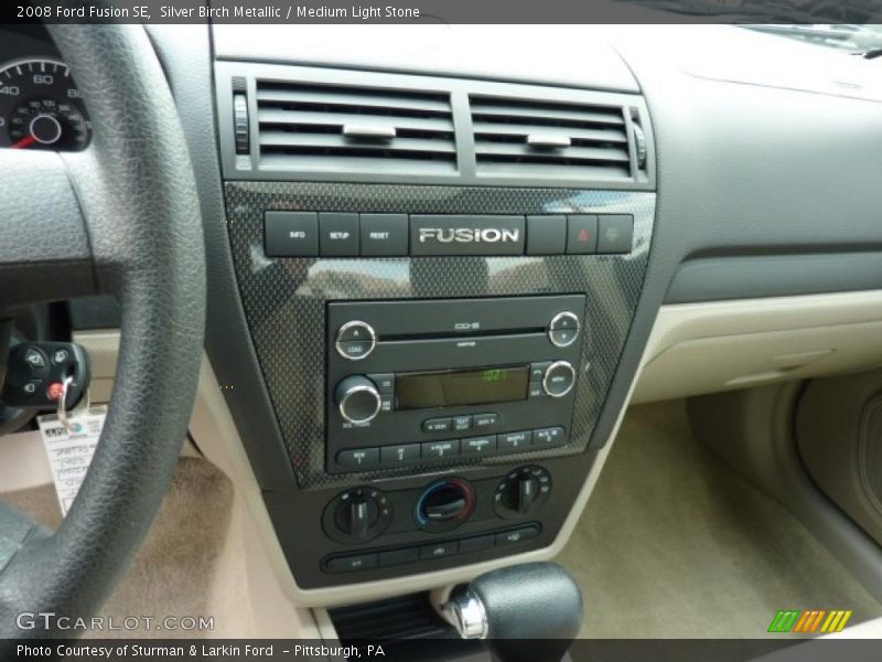 Silver Birch Metallic / Medium Light Stone 2008 Ford Fusion SE
