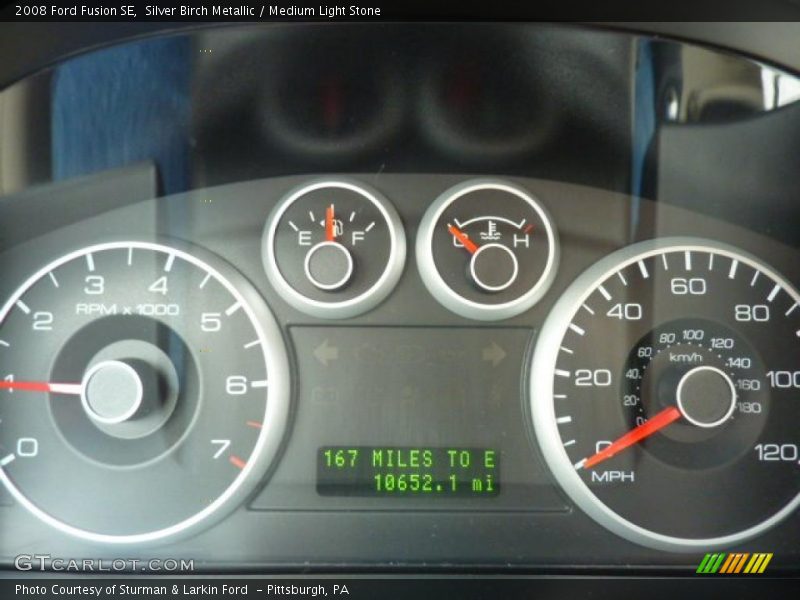 Silver Birch Metallic / Medium Light Stone 2008 Ford Fusion SE