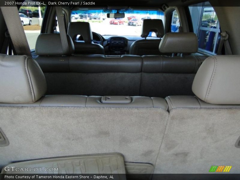 Dark Cherry Pearl / Saddle 2007 Honda Pilot EX-L