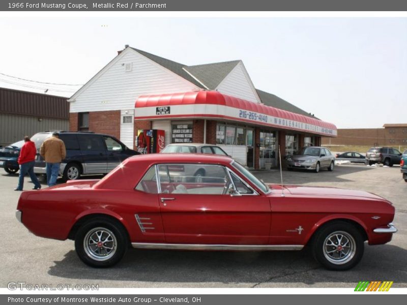 Metallic Red / Parchment 1966 Ford Mustang Coupe