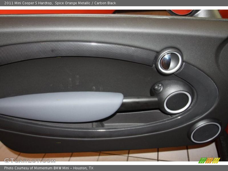 Spice Orange Metallic / Carbon Black 2011 Mini Cooper S Hardtop