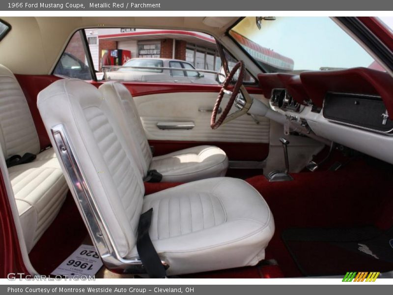  1966 Mustang Coupe Parchment Interior