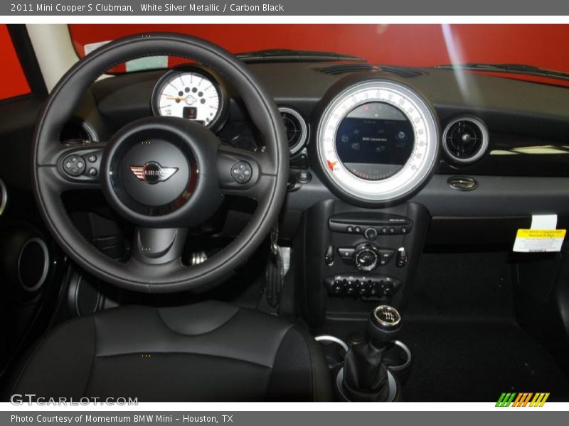 White Silver Metallic / Carbon Black 2011 Mini Cooper S Clubman
