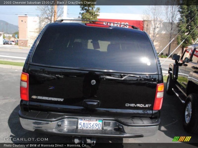 Black / Gray/Dark Charcoal 2003 Chevrolet Suburban 1500 LT