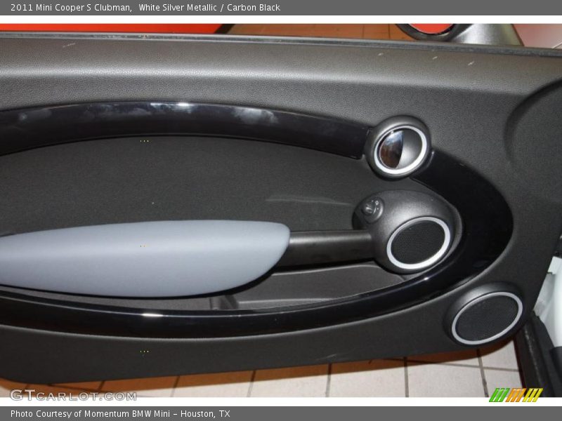 White Silver Metallic / Carbon Black 2011 Mini Cooper S Clubman