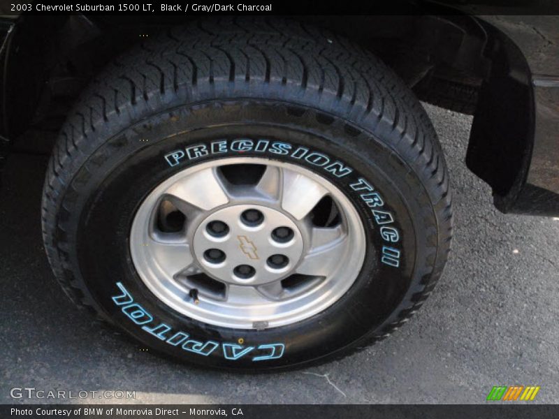 Black / Gray/Dark Charcoal 2003 Chevrolet Suburban 1500 LT