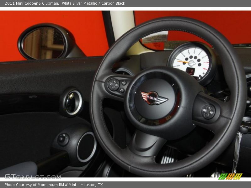 White Silver Metallic / Carbon Black 2011 Mini Cooper S Clubman