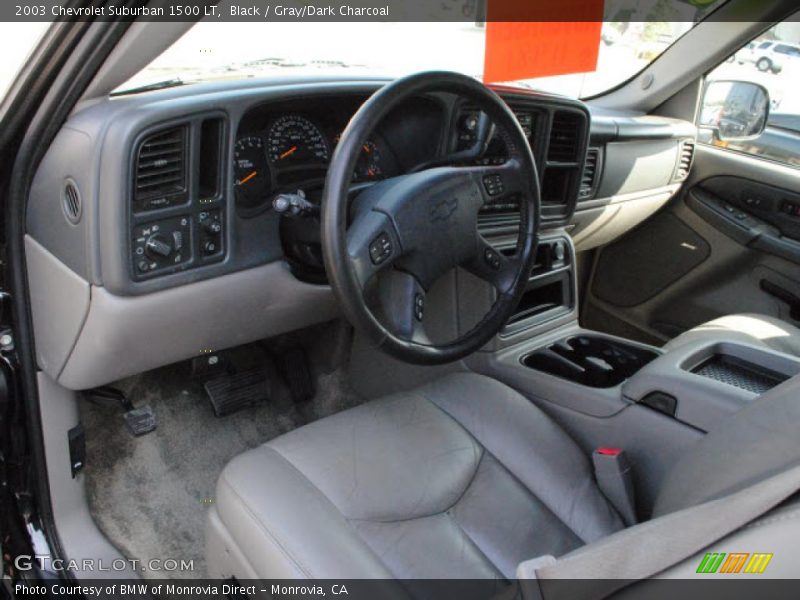 Black / Gray/Dark Charcoal 2003 Chevrolet Suburban 1500 LT