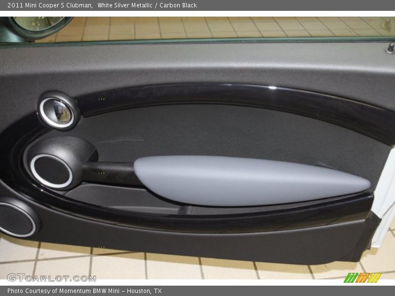 White Silver Metallic / Carbon Black 2011 Mini Cooper S Clubman