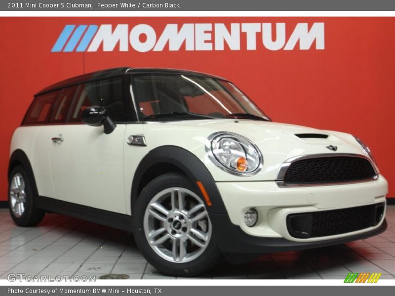 Pepper White / Carbon Black 2011 Mini Cooper S Clubman