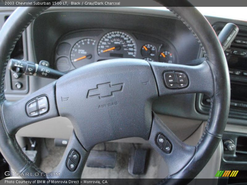 Black / Gray/Dark Charcoal 2003 Chevrolet Suburban 1500 LT