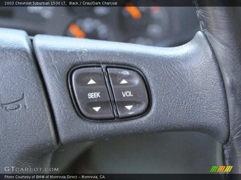 Black / Gray/Dark Charcoal 2003 Chevrolet Suburban 1500 LT