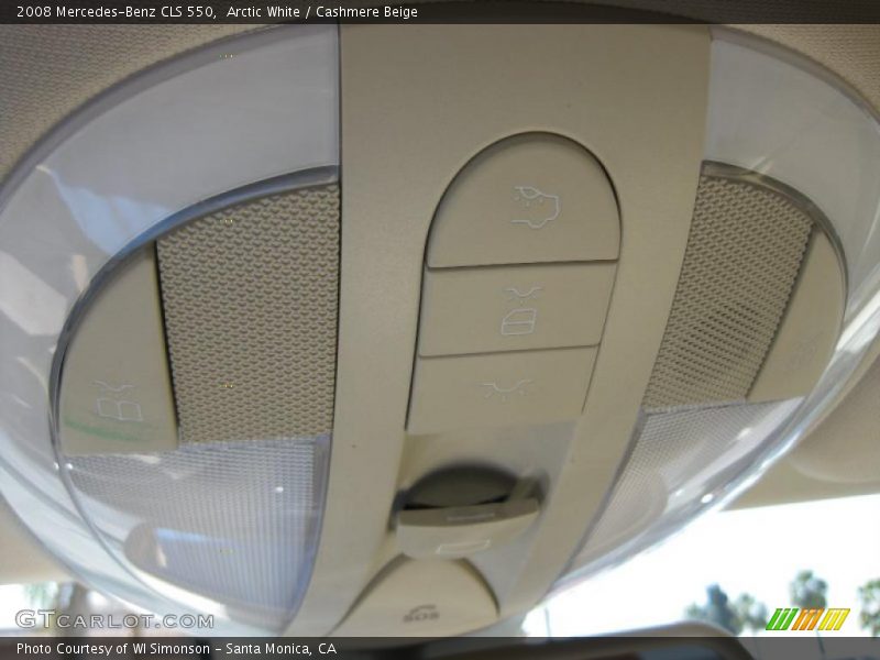Arctic White / Cashmere Beige 2008 Mercedes-Benz CLS 550