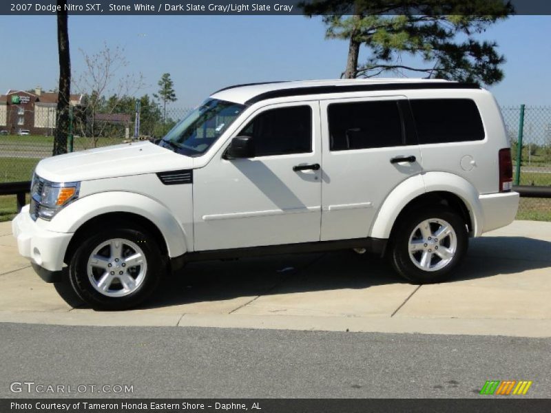 Stone White / Dark Slate Gray/Light Slate Gray 2007 Dodge Nitro SXT