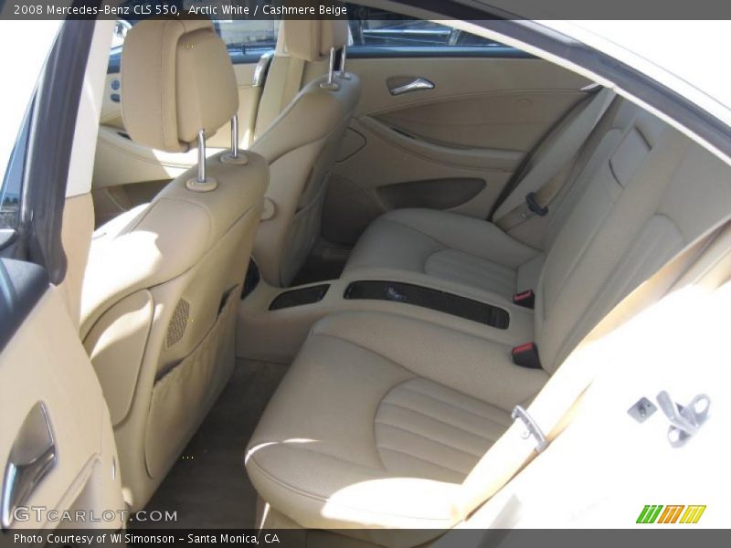 Arctic White / Cashmere Beige 2008 Mercedes-Benz CLS 550